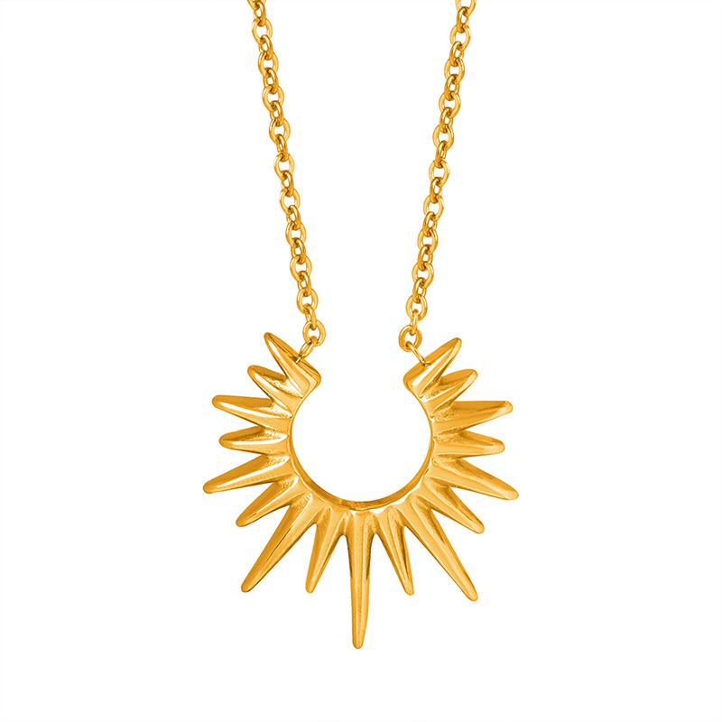 SSeeSY Custom Design Fashion Jewelry Stainless Steel  PVD 18K Gold Plated Waterproof Daily Wear Necklace for Gift